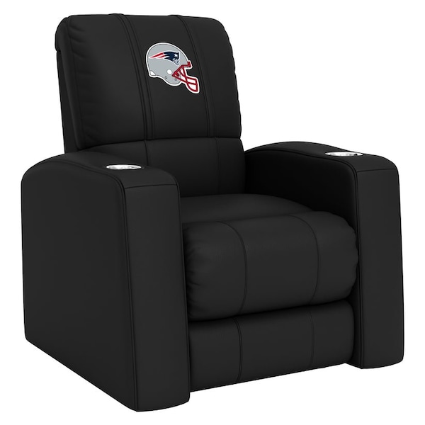 Dreamseat Home Theater Recliner with New England Patriots Helmet Logo XZ418301RHTCDBLK-PSNFL21002 - main
